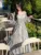 Autumn French Print Fairy Long Dresses for Women Elegant Off Shoulder Ruffles A-Line Birthday Party Dress One Piece Vestidos New
