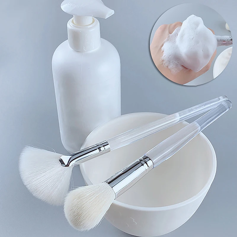 Portable Facial Cleanser and Massage Brush with Soft Bristles