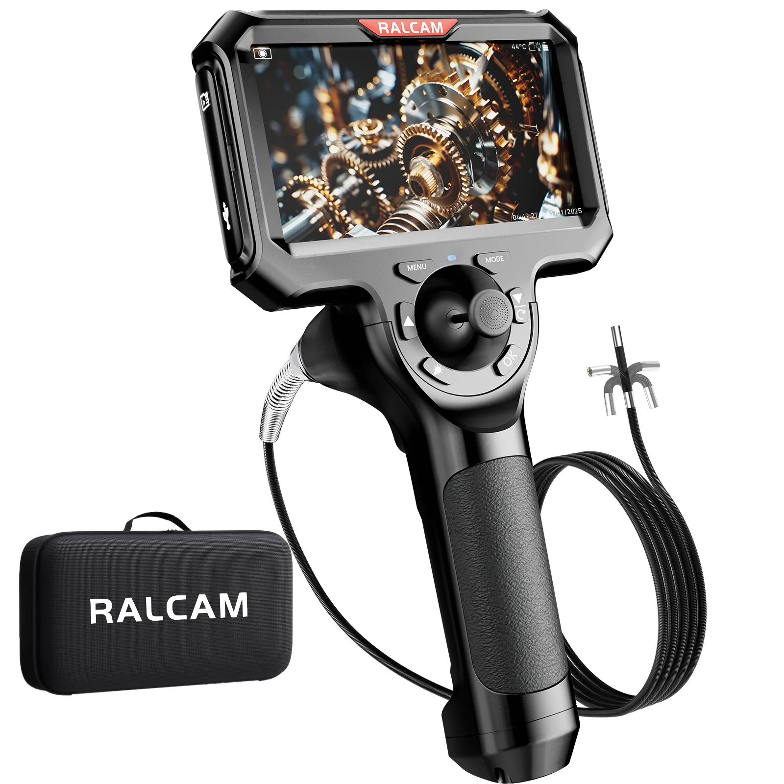 Two-Way Articulating Borescope For Android & IOS - 8.5mm HD Inspection Camera With 6.6FT Cable