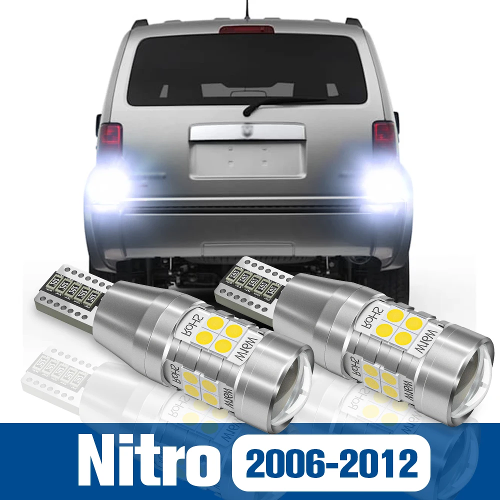 

2pcs LED Reverse Light Back up Lamp Accessories Canbus For Dodge Nitro 2006 2007 2008 2009 2010 2011 2012