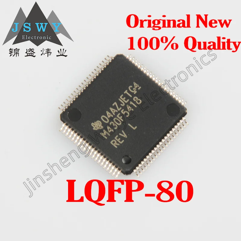 

1~50PCS Free Shipping MSP430F5418IPNR Silkscreen M430F5418 LQFP80 Embedded Microcontroller Chip Quality Assurance Brand New