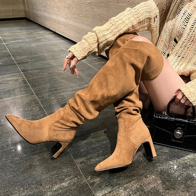 HOT Taglia 34 Stivali Alti Numero 34 JOZHAMTA Taglia 34-42