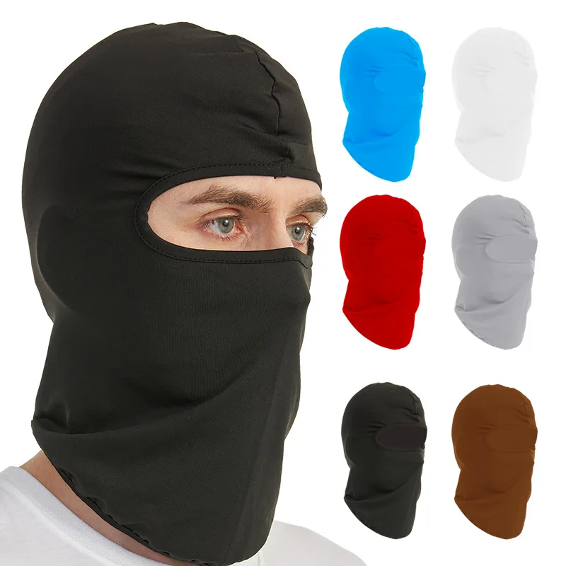 Balaclava Full Face Mask Breathable Motorcycle Winter Warm Full Cover Neck Windproof Dustproof Cycling Caps