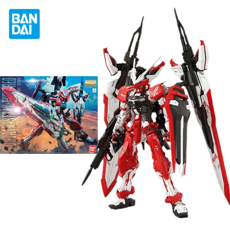 

Bandai Original Gundam Model Kit Anime Figure MG 1/100 Gundam Astray Turn Red Action Figures Collectible Toys Gifts for Kids