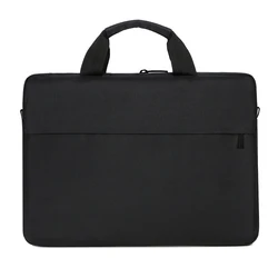 Elegant Women's Laptop Bag - Stylish Multi-Size Office & Travel Handbag - 15.6-inch (Black)