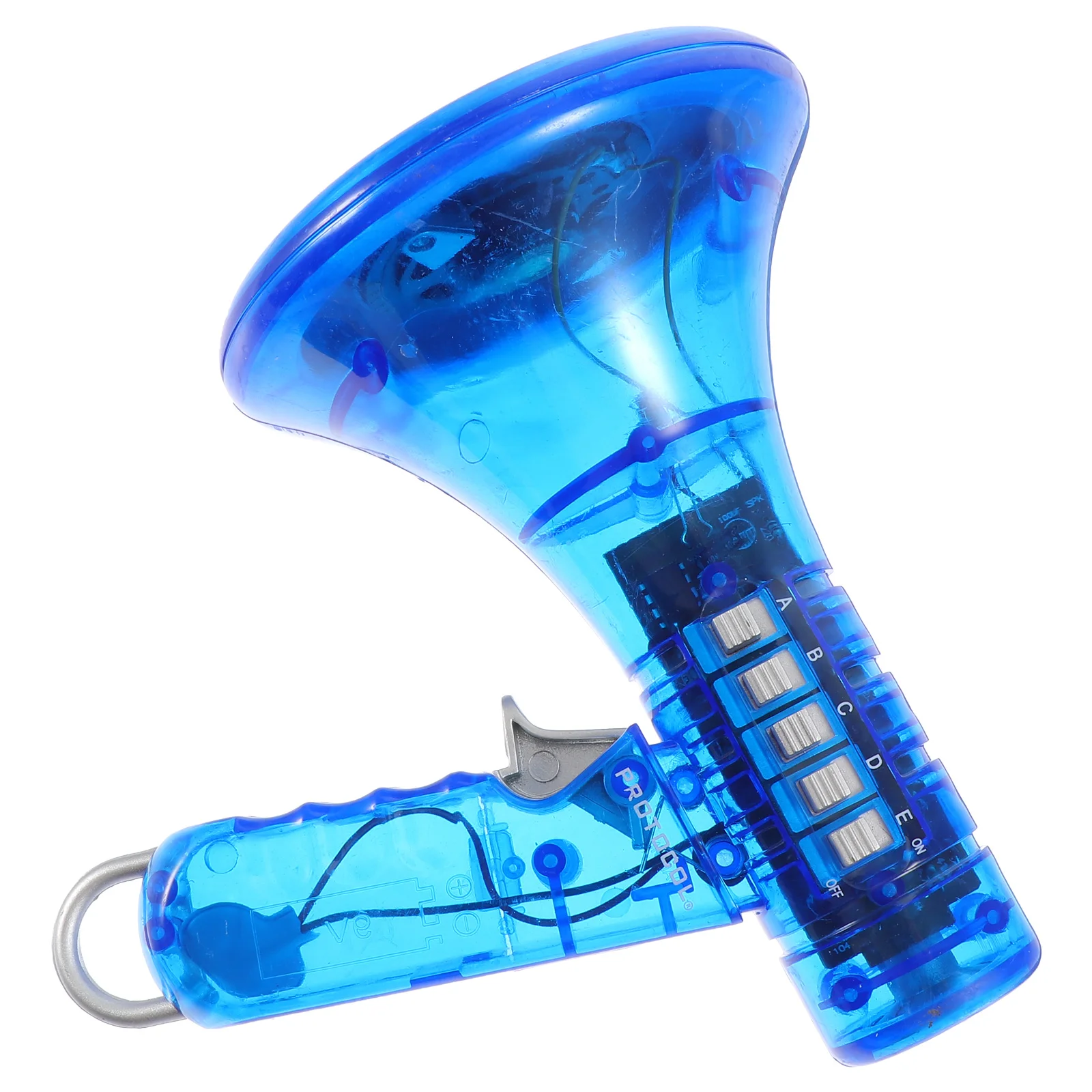 Plastic Abs Handheld Megaphone Voice Changer Speaker Toy Kids Plastic Trumpet Fan Horn Children Plaything Team Sports Bright