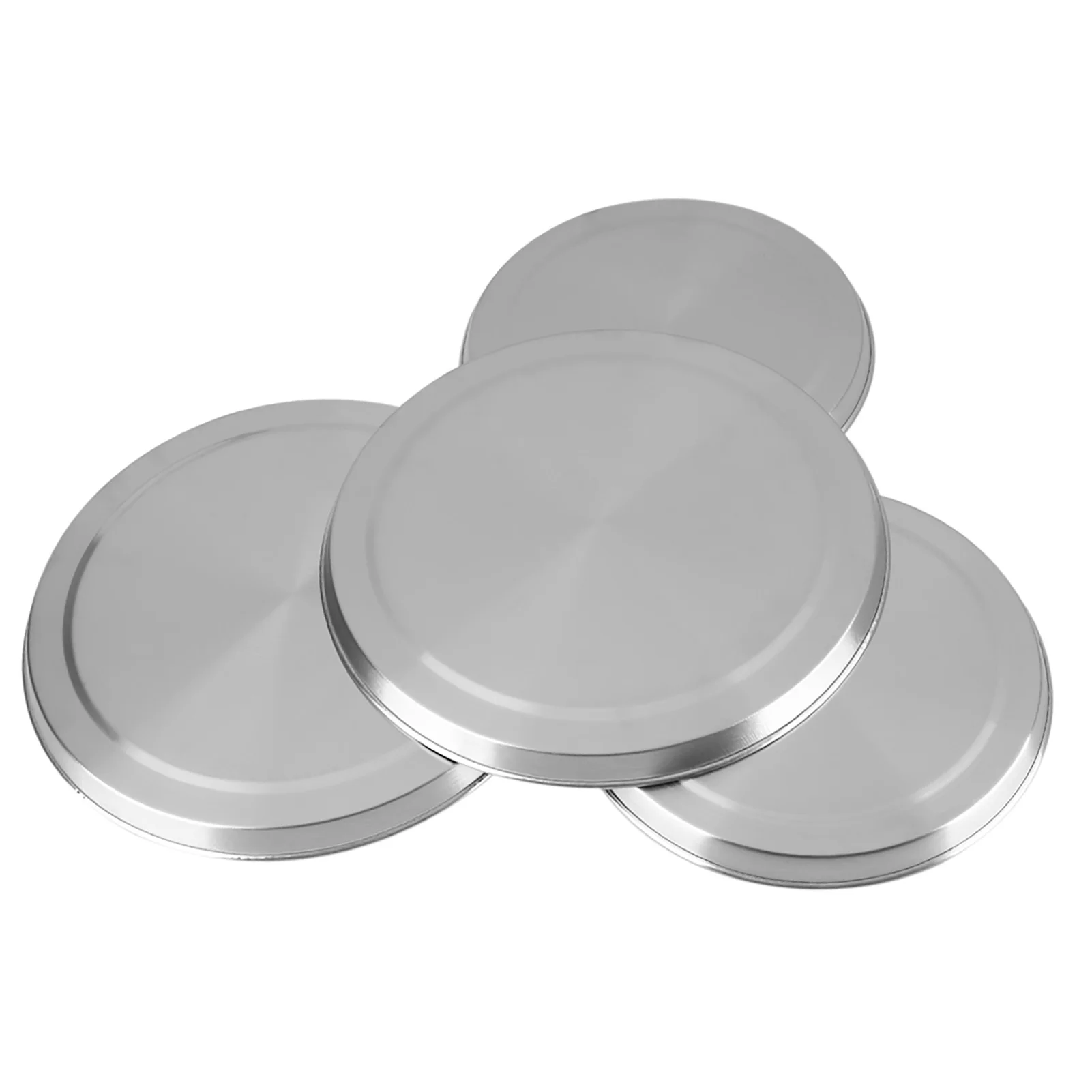 Gas Stove Accessories 4Pcs Stove Top Cover 17cm 21cm Diameter Stainless Steel Kitchen Stove Top Burner Covers Cooker Protection for Home Kitchen