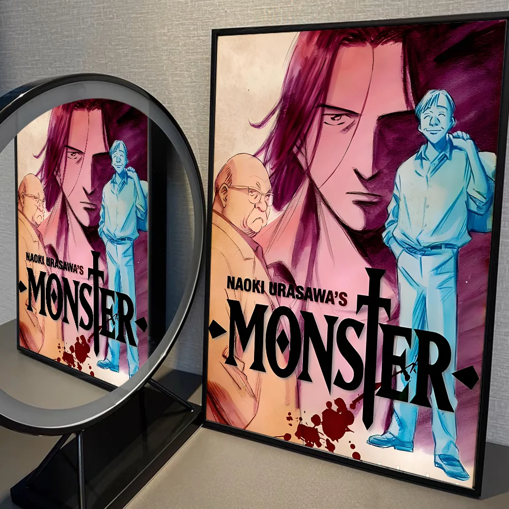 N-Naoki Urasawa S Monster Anime Classic Vintage Posters Decoracion