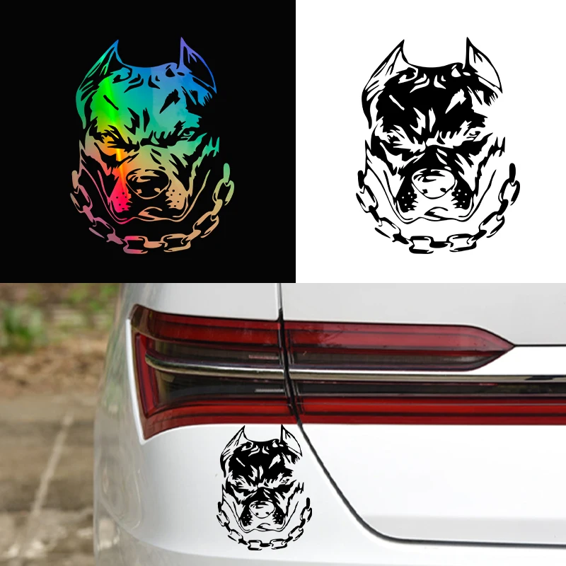 Bulldog Car Interior Vinyl Decal - Waterproof & UV-Resistant Sticker