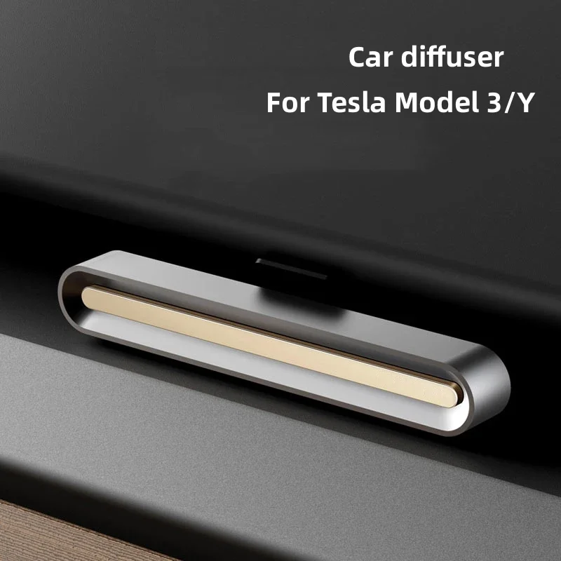 For Tesla Model Y 3 Car Aromatherapy Car Perfume Light Fragrance Car Interior Accessories Car Air Freshener