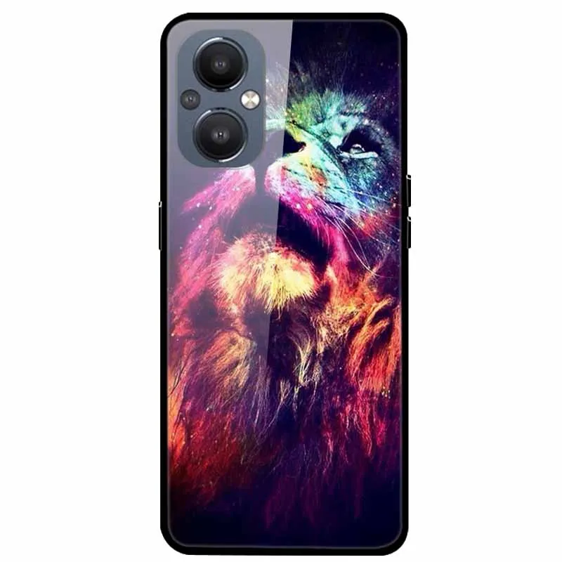 Starry Marble Tempered Glass Hard Back Protective Case