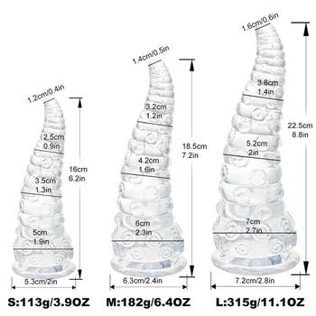 Octopus Tentacle Sucker Animal Dildos Anal Dilator Artificial Penis G Spot Orgasm Anus Expander Buttplug Adult Sex Toy For Women 2