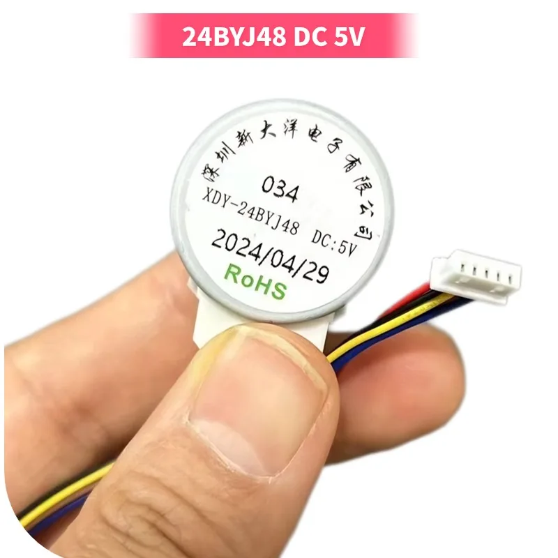 24BYJ48-034 5V 12V Stepping Deceleration Monitoring Camera Projector Stage Light Intelligent Curtain Stepper Motor