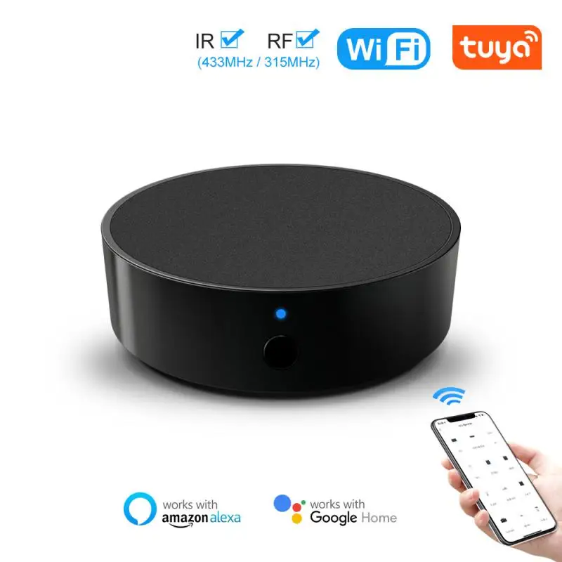 

Tuya Universal WiFi IR Remote Controller, Smartlife APP Remote Control Smart Home Automation Work for Home,Alexa
