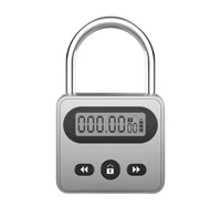 HEERAK Timer Padlock LCD Display Backlight Alloy 999 Hours Max Timing Super Long Standby Anti-addiction Electronic Backpack Lock - Image 6