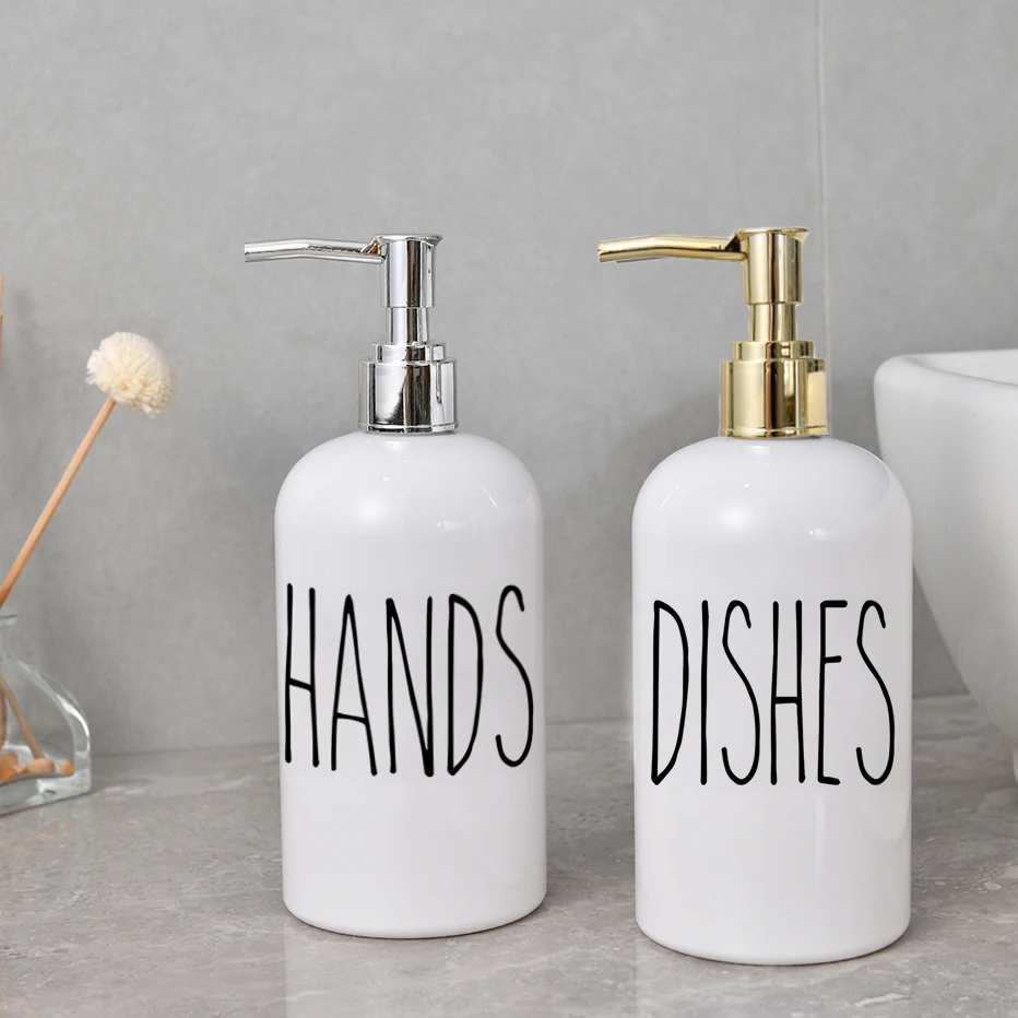 Description Picture 5 of itemKitchen Soap Dispenser Dish Washing Clean Liquid Bottle 500ml Plastic Refillable Dispenser Container Hands Soap Dishes Bottle