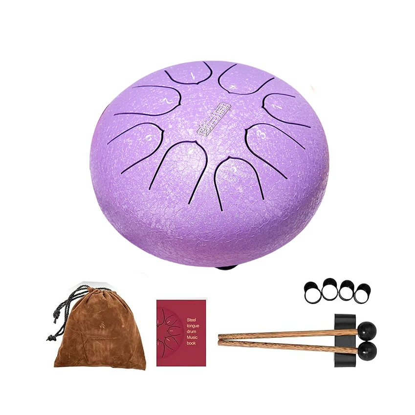 Mini Drum 3 Inch 6 Inch Gift Hollow Drum Beginner Steel Tongue Beginner Children's Percussion Instrument