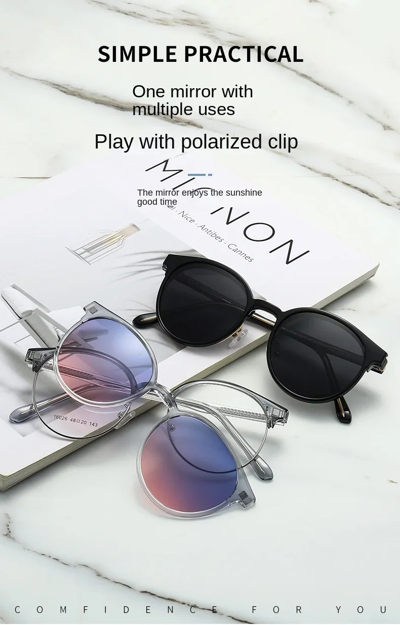 Gafas Polarizadas Lentes De Aumento Oscuros Gafas De Sol