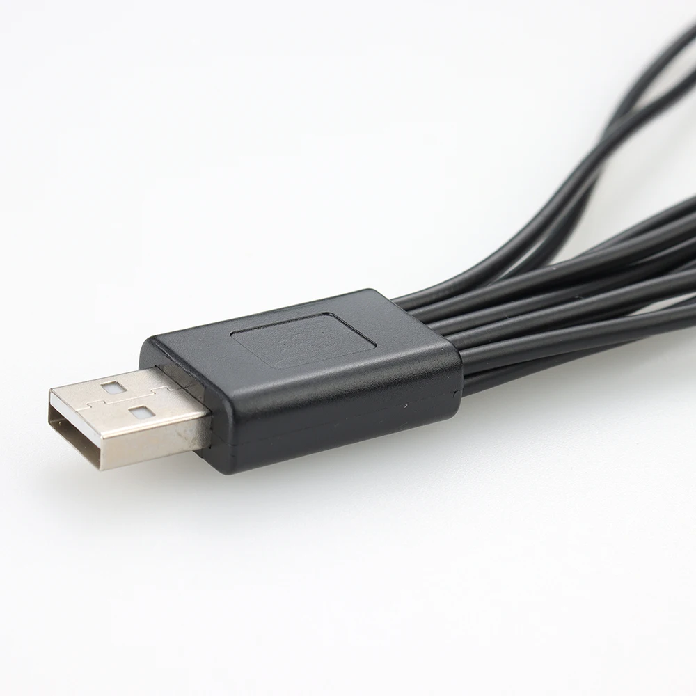 범용 멀티 포트 휴대폰 충전기 어댑터 플러그, 10 인 1 USB 데이터 케이블 충전, 삼성에 적합한 노키아 모토로라용, 500 개