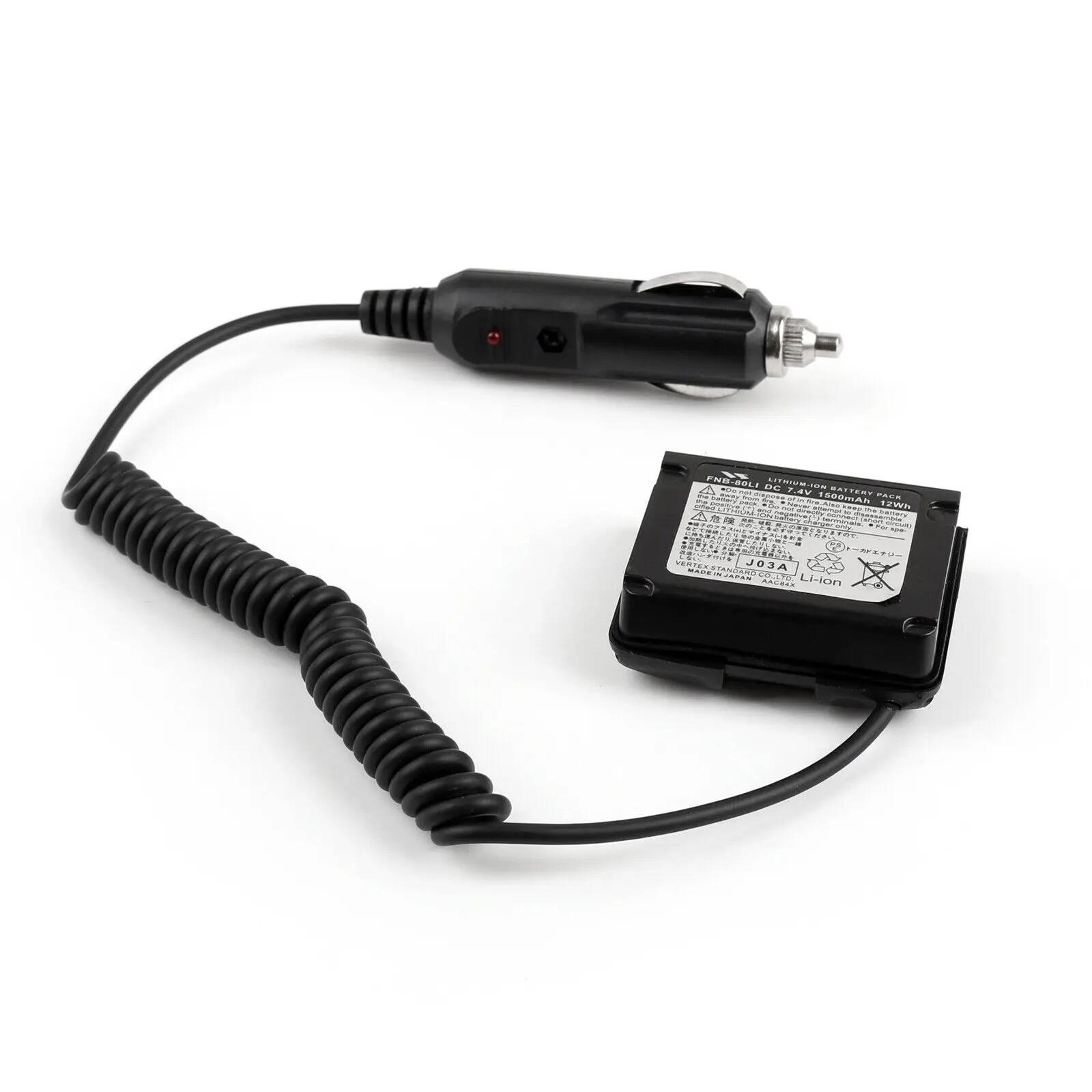 Adattatore Accendisigari Per Caricabatteria Da Auto Per Radio Yaesu Vx-7R Vx-6R Vx-5R