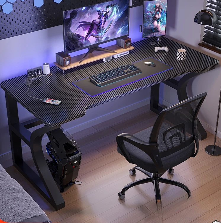 

Carbon fiber computer desktop desk simple game esports table