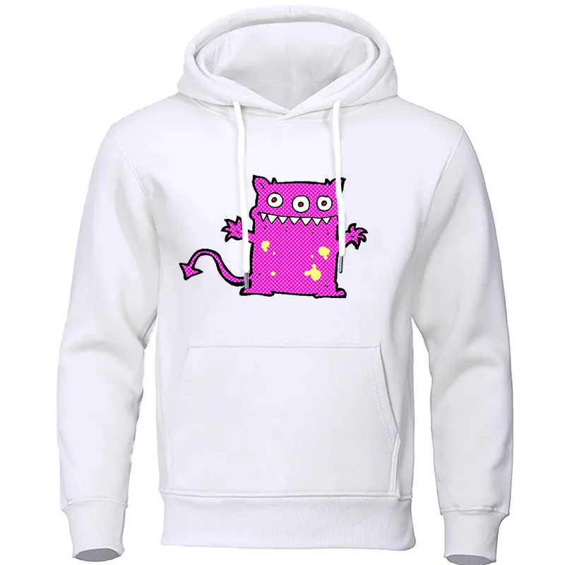 

Cute Monster Printing Men's/Women Casual Fashion Luxury Brand Hoodies Loose Pullover Versatile Comfortable Sweater With Hood Y2k
