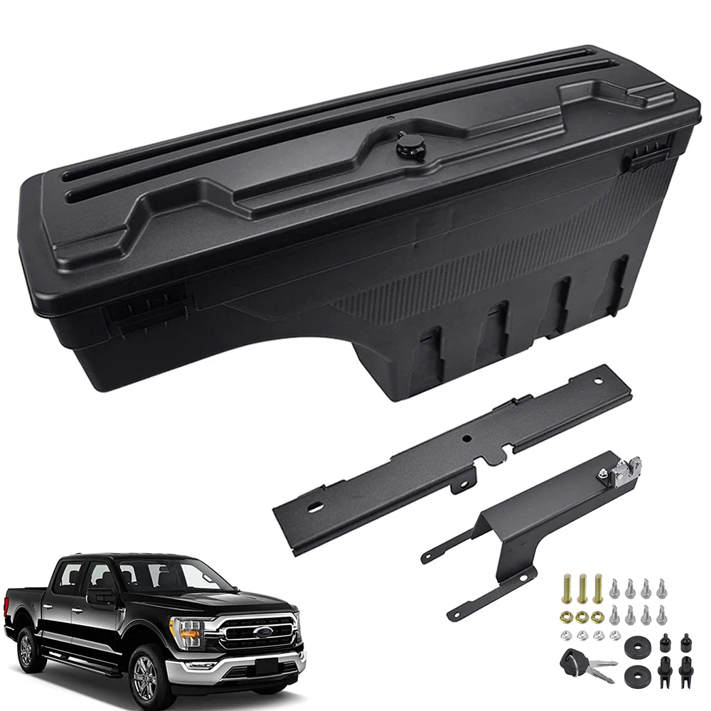 TruckBedStorageBoxPickupToolboxWithLockForF150DodgeRam