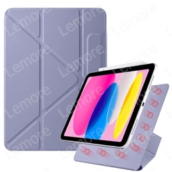 Magnetic Detachable Foldable Tablet Stand Cover - iPad 10th Generation (Lavender gray)