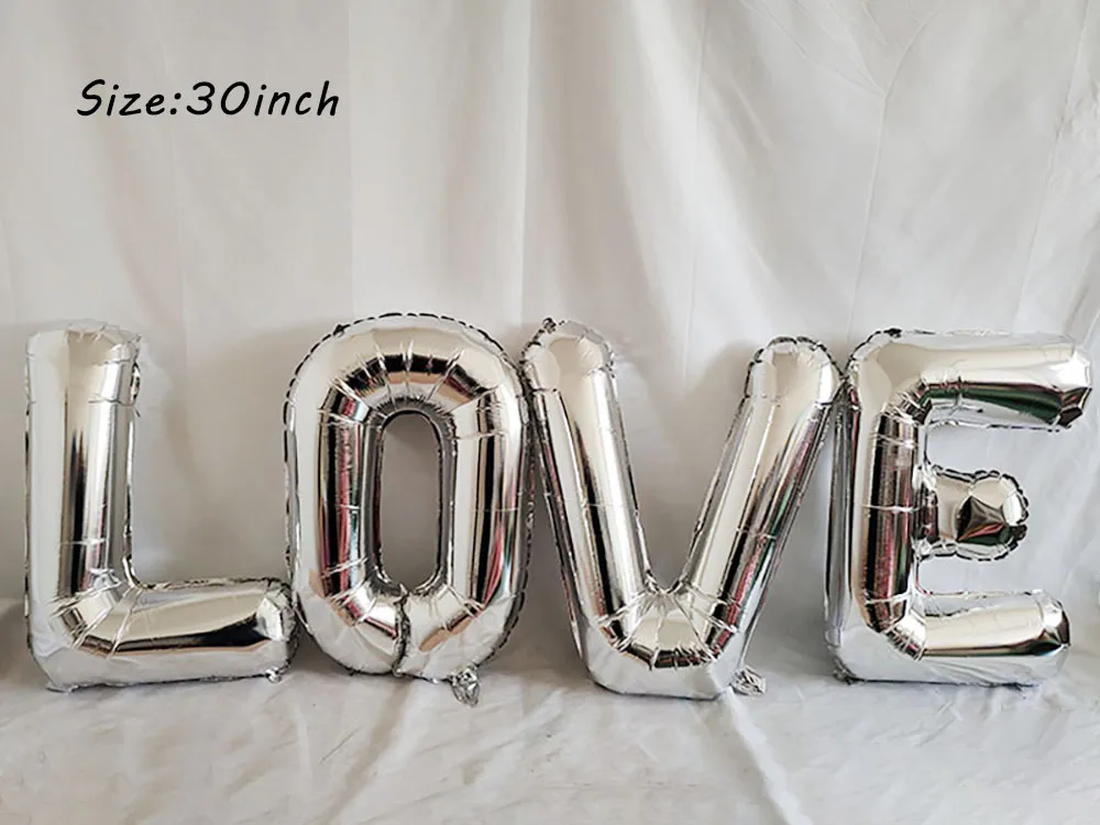 thumbnail image 1 of Globo de 32 pulgadas de oro rosa y plata con la inscripción "Novia para ser", decoración para bodas, letras para novias, globos de aluminio, suministros para despedidas de soltero, 1 of 5