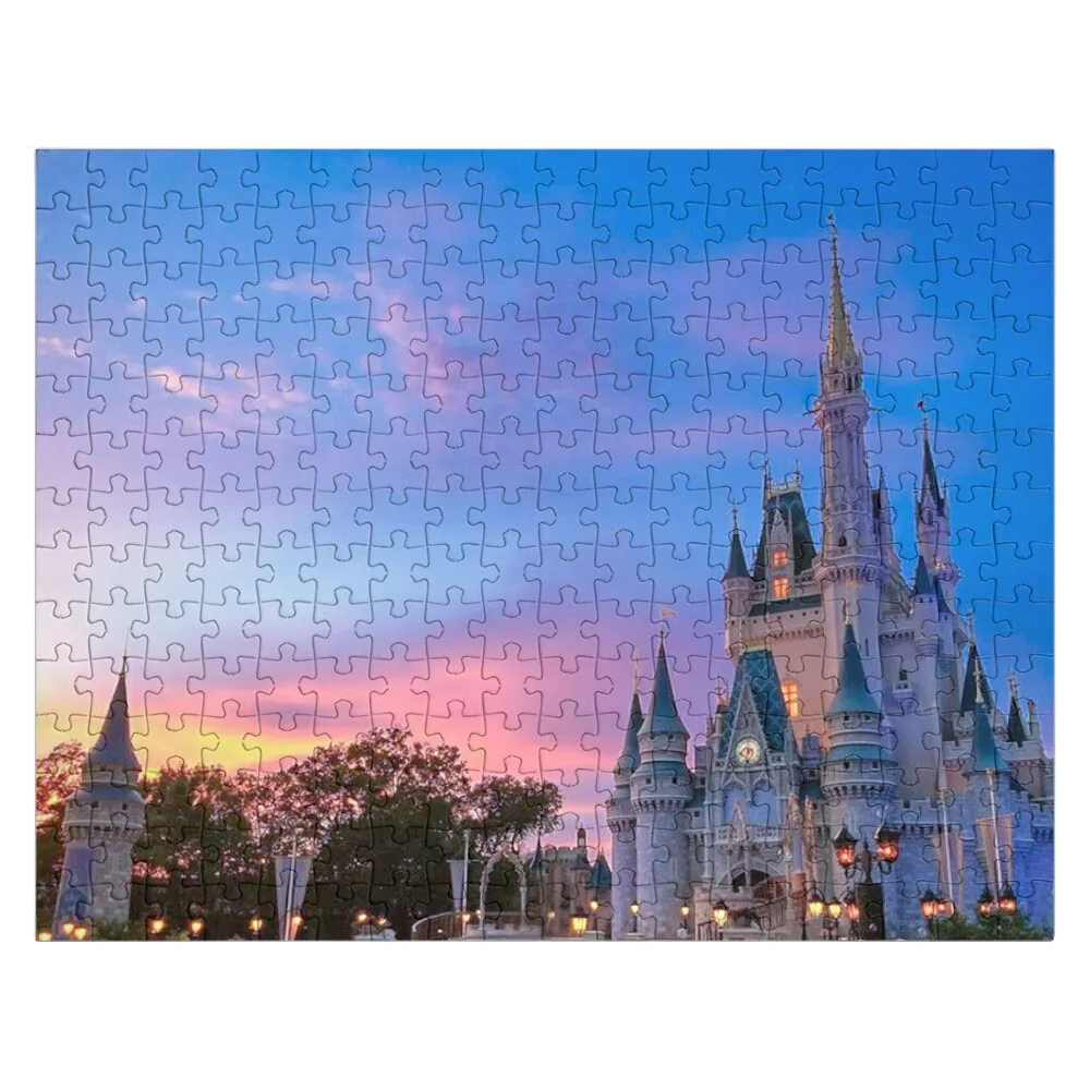 Castle Sunset Jigsaw Puzzle Personalized Toy Novel Toys For Children 2022 west life ws tour 2022 jigsaw puzzle personalised name photo puzzle