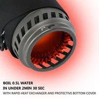 APG Portable 1400ml Cooking System Outdoor Hiking Camping Stove Heat Exchanger Pot Propane Gas Burners 4