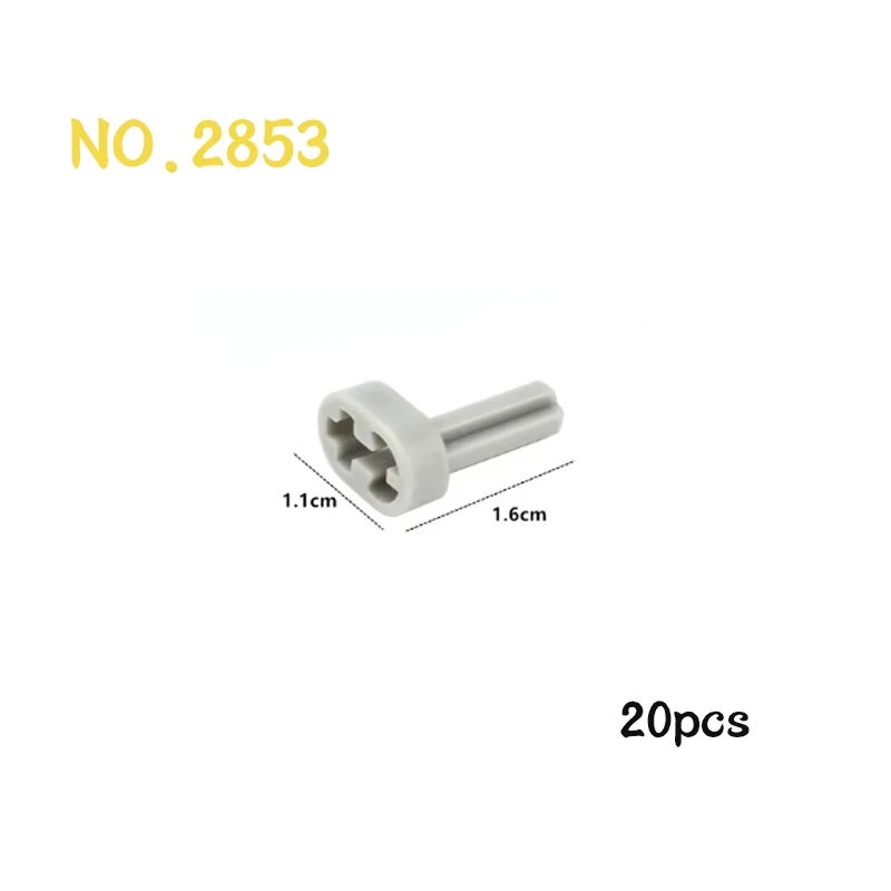 MOC Technical Connector Building Block Parts - Motor Model Car Engine Cylinder Brick by Leduo Toys