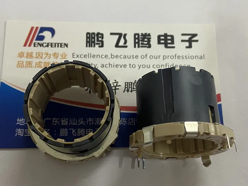 1PCS Japan ALPS EC35AH220502 hollow shaft rotary encoder 30 positioning 10 pulse car navigation volume adjustment switch 1pcs japan alps ec11e15244je encoder car navigation volume adjustment potentiometer with switch 30 positioning 15 pulse