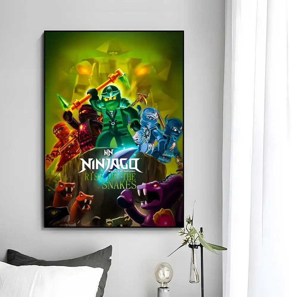 Adventurous Ninjago Poster Wall Art Print - Decorative Mural Home Decor Gift (Unframed)