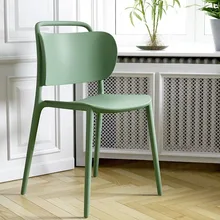 

Nordic Restaurant Backrest Dining Chair Stylish Single Family Can Be Stacked Modern Makeup Negotiation Chairs Furniture Fotele