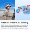 Insta360 GO 3S 4K Tiny Portable Vlogging Camera, Hands-Free POVs, Mount Anywhere, Stabilization, 10m Waterproof, Pet POV 4