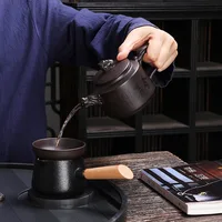 Jianshui Purple Pottery Pot Ceramic Kung Fu Teapot Tea Kettle Handmade Teapot Tea Maker Tea Set Small Teapot Teawater Sets 2