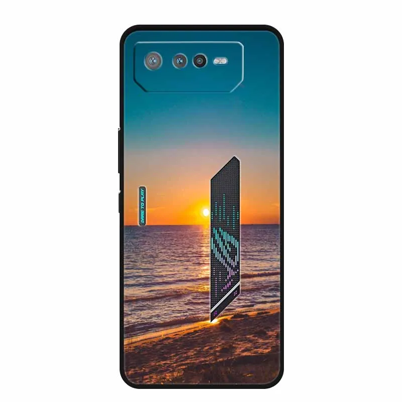 Fashion Soft TPU Silicone Back Case for Asus ROG Phone - Trendy Protective Phone Cover Bumper