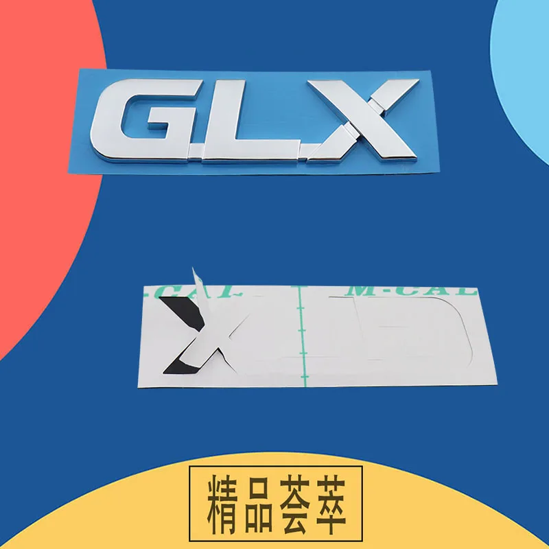 일본 SUV 오프로드 차량 엔진 후드 펜더 트렁크 리어 보닛 데칼 배지 스티커용 3D 프리미엄 GLX GL X 엠블럼