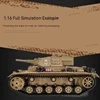 Remote-Controlled Tank Henglong 1:16 German Iii H-Type Electric Infrared Combat Smoking Rc Tank Outdoor Toy Gift For Children 5