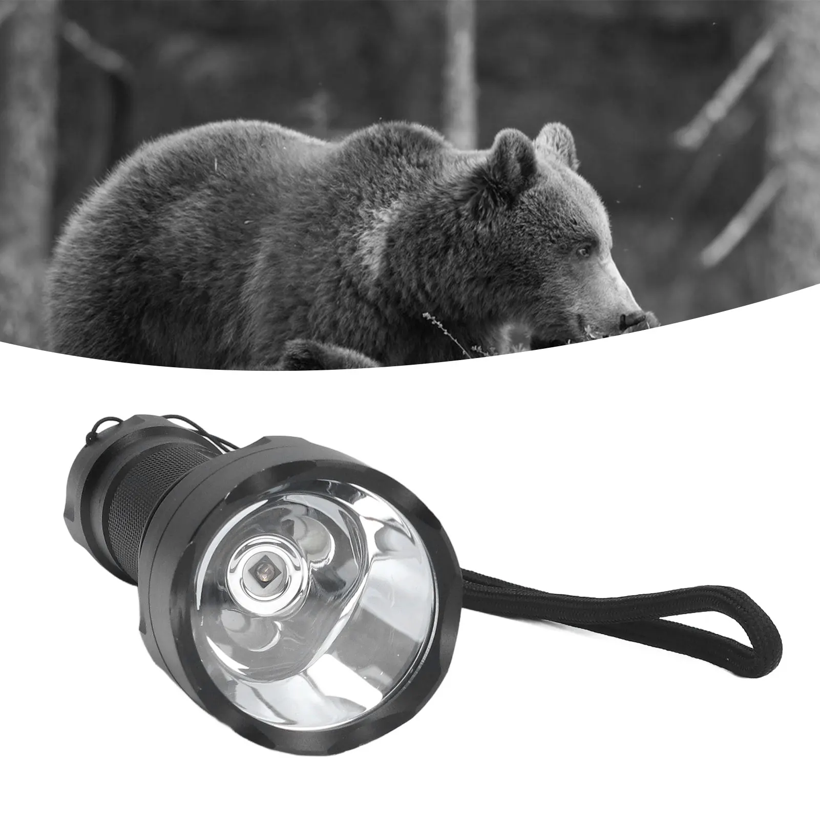 

Night Vision Flashlight 850nm IR Aluminum Alloy Fill Light Infrared Flashlight For Adventure And Hunting Animals