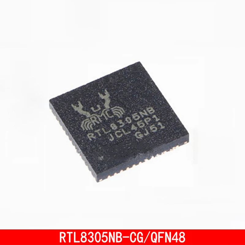 1-5PCS RTL8305NB-CG RTL8305 QFN48 REALTEK Five-port switch chip In Stock 5pcs original actg1ca4a10 five pin switch wiper relay from stock