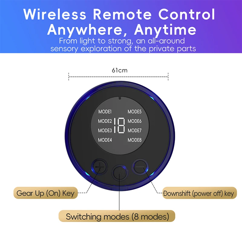 Wireless Remote Control Electro Stimulation/BDSM/Therapy Tens Massager Electric Shock Sex Toys Host e stim Estim Power Box USB
