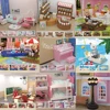 Miniature Items Furniture Family Toy Dollhouse Livingroom Bathroom Kitchen Classroom Set Pretend Creative Ideas Kids Toy Gift 1