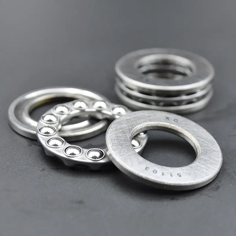 2pcs high quality plane thrust bearing 51100 51101 51102 51103 51104 51105 51106 51107 51108 51109 51110 Axial Ball Bearings image 5