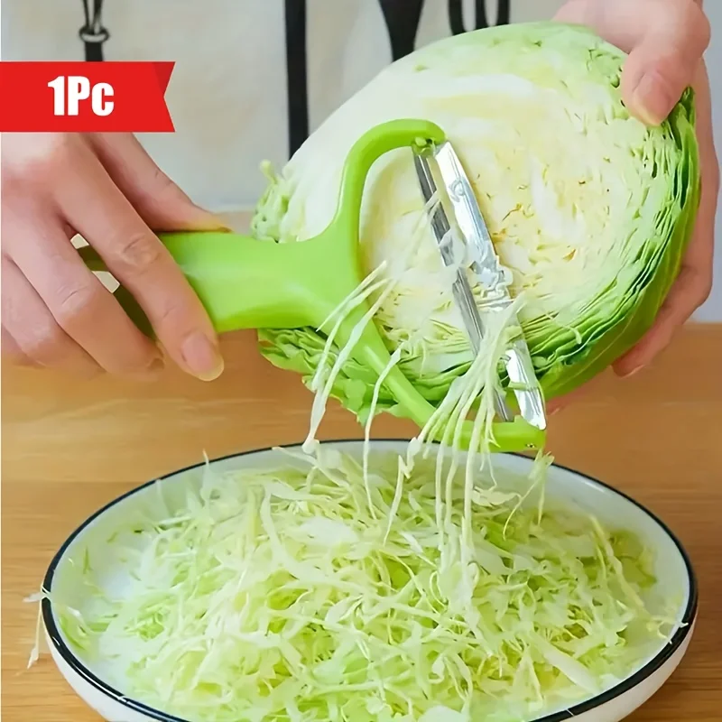 1pc Multifunctional Large Cabbage Shredder and Slicer - Food-Safe Vegetable Cutter, Suitable for Lettuce with Wide Blade Peeler