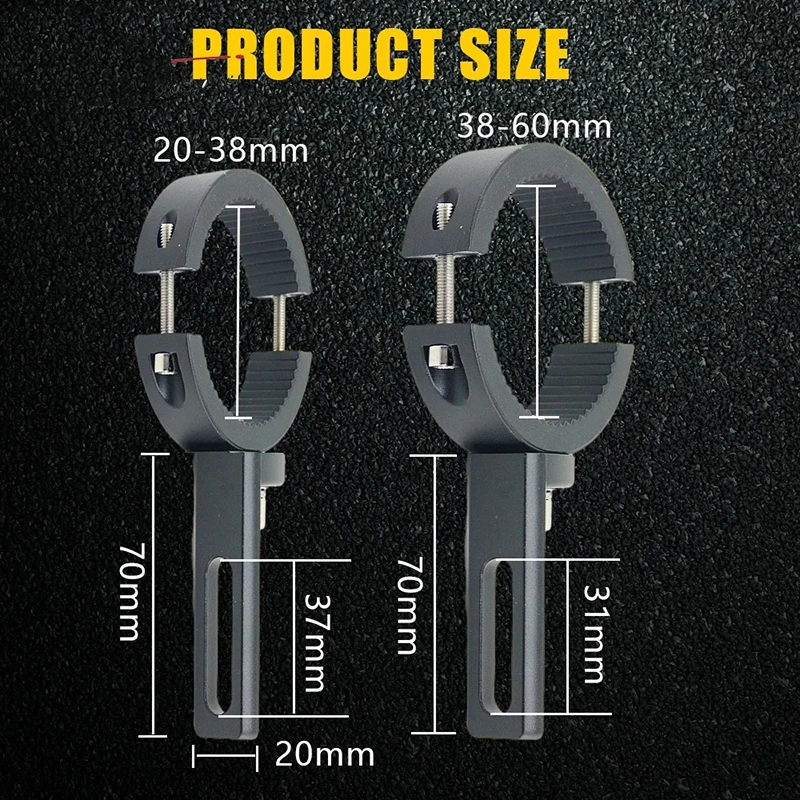 Motorcycle Light Bracket Adjustable Motorcycle Headlight Spotlight Mount Fog Light Fork Ear Chopper Headlamp Holder