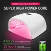 Rechargeable Nail Lamp 86W Wireless Gel Polish Dryer Red Light Manicure Light with Handle Cordless Nail UV LED Lamp 2