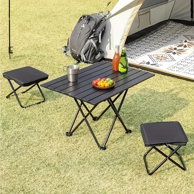 Portable multifunctional outdoor picnic camping folding chair, ultra light fishing stool, travel stool, fishing accessories 2