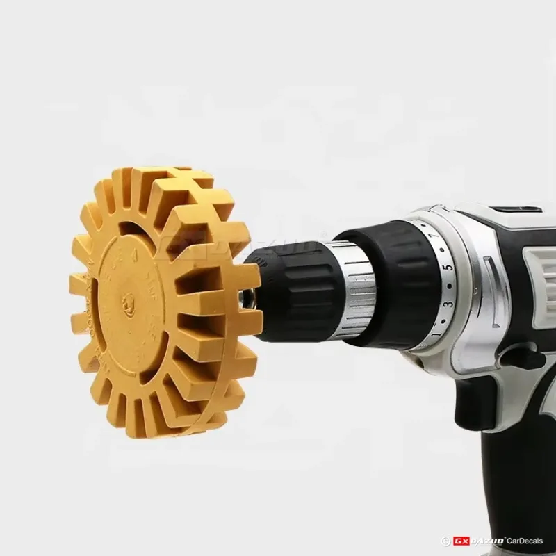 2 개/몫 4 인치 20mm/25mm 자동 고무 지우개 휠 데칼 리무버 지우개 휠